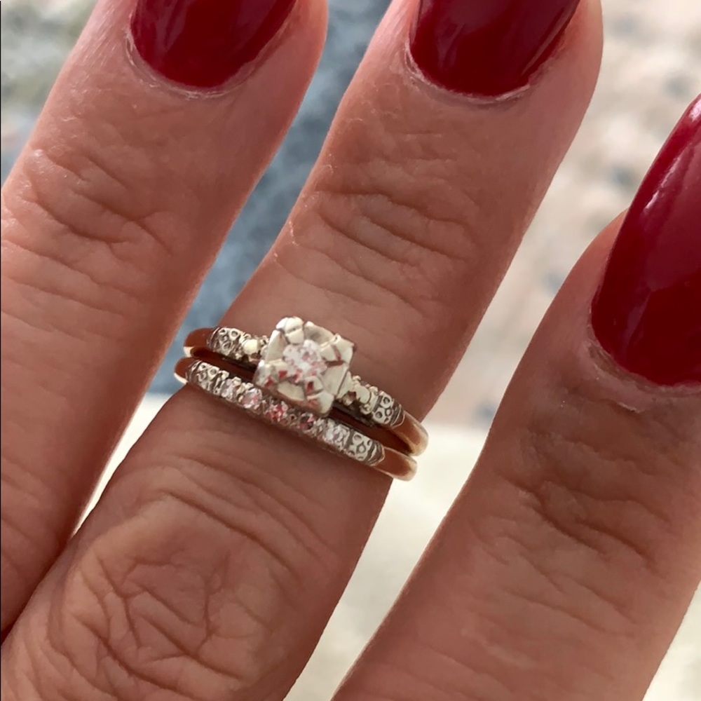 Vintage. 1920’s wedding set